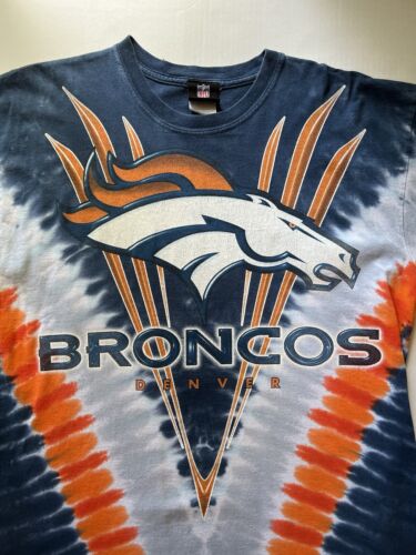 NFL Denver Broncos Tie Dye Shirt Sz L Colorado Mile High Stadium Russell Wilson