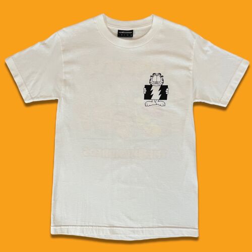 The Hundreds Garfield Mens White Short Sleeve Chase Pullover T-Shirt Size S