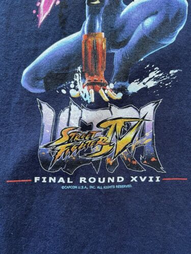 Ultra Street Fighter IV USA Final Round Tournament Shirt Medium Capcom Decapre