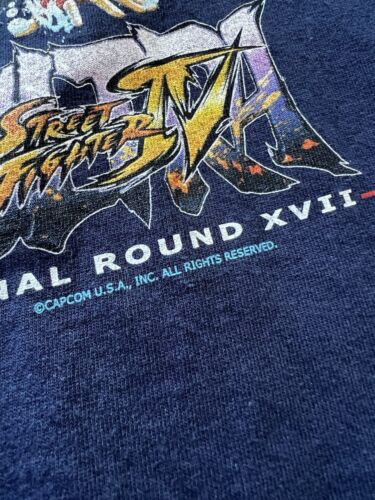 Ultra Street Fighter IV USA Final Round Tournament Shirt Medium Capcom Decapre