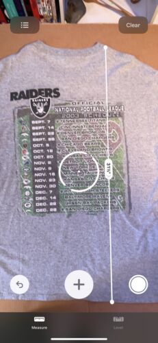 2003 Oakland Raiders Schedule Tshirt Crewneck RARE  Mens Gray Tee