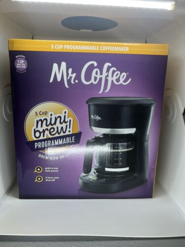 Mr. Coffee 5-Cup Coffee Maker, 25 oz. Mini Brew