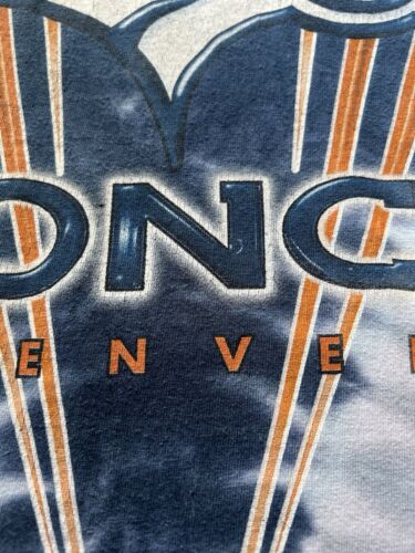 NFL Denver Broncos Tie Dye Shirt Sz L Colorado Mile High Stadium Russell Wilson