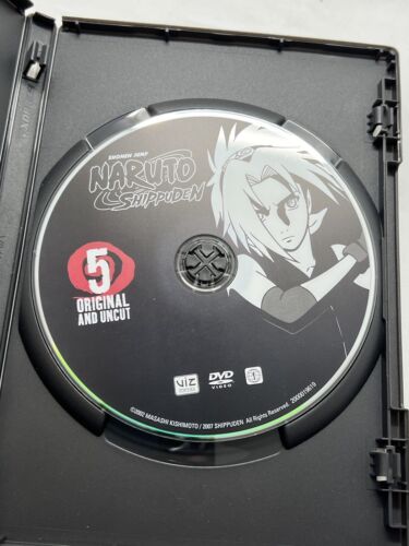 Naruto: Shippuden, Vol. 5 (DVD, 2010) Used Condition. Episode 18-21. Sakura