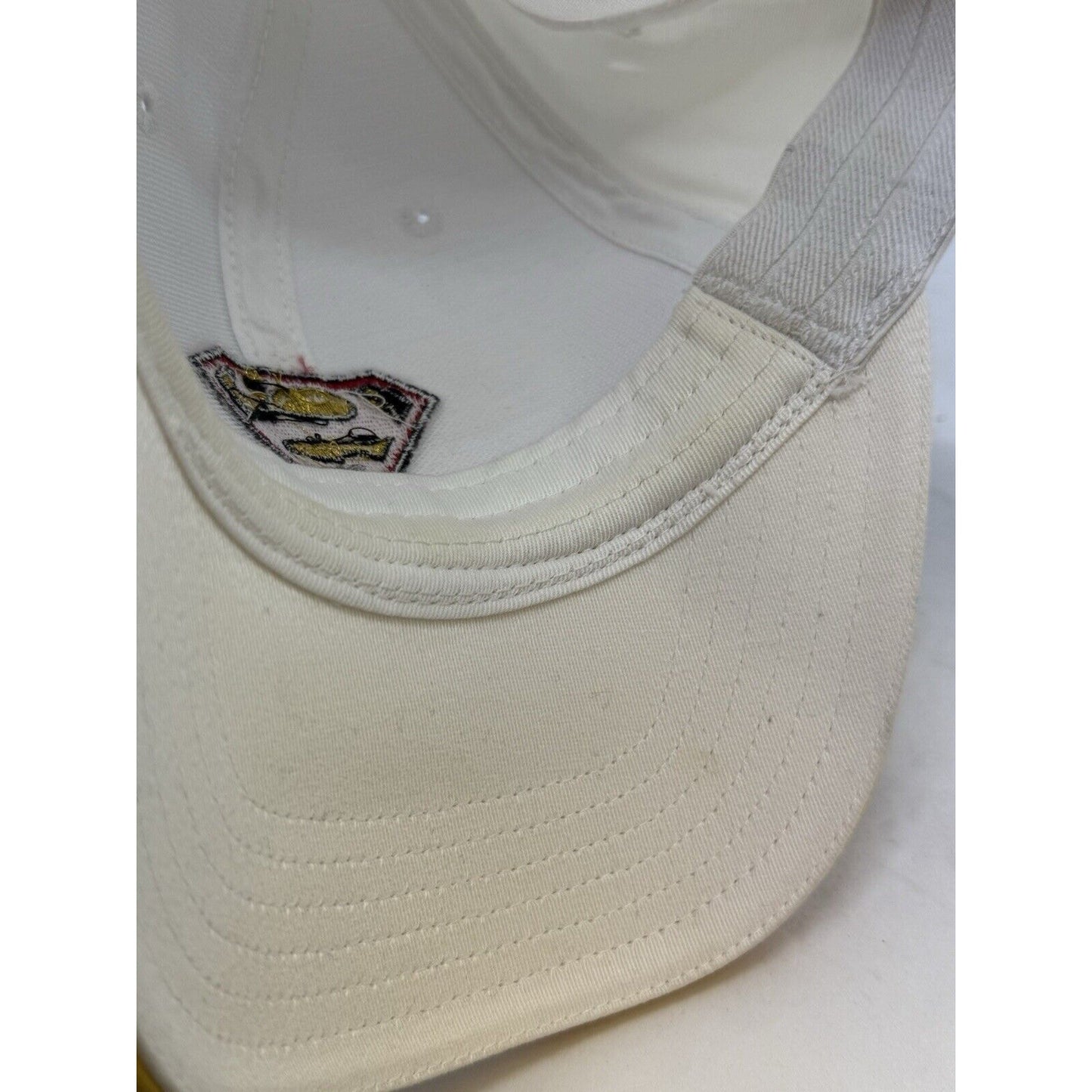 SuperMan DC Comics Warner Bros Control Fit Stabilizer Hat Cap White Stretch Osfm