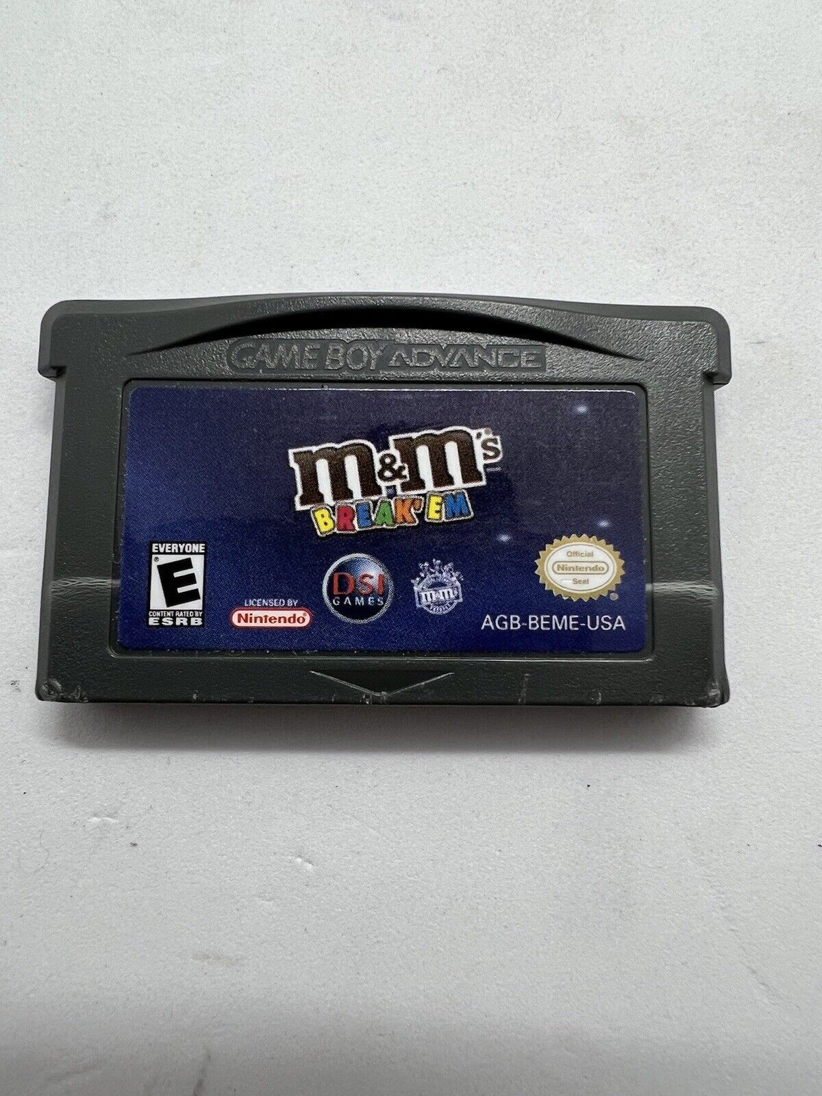 M&M's: Break 'Em (Nintendo Game Boy Advance, 2007) Used Cheap! Tested Working!