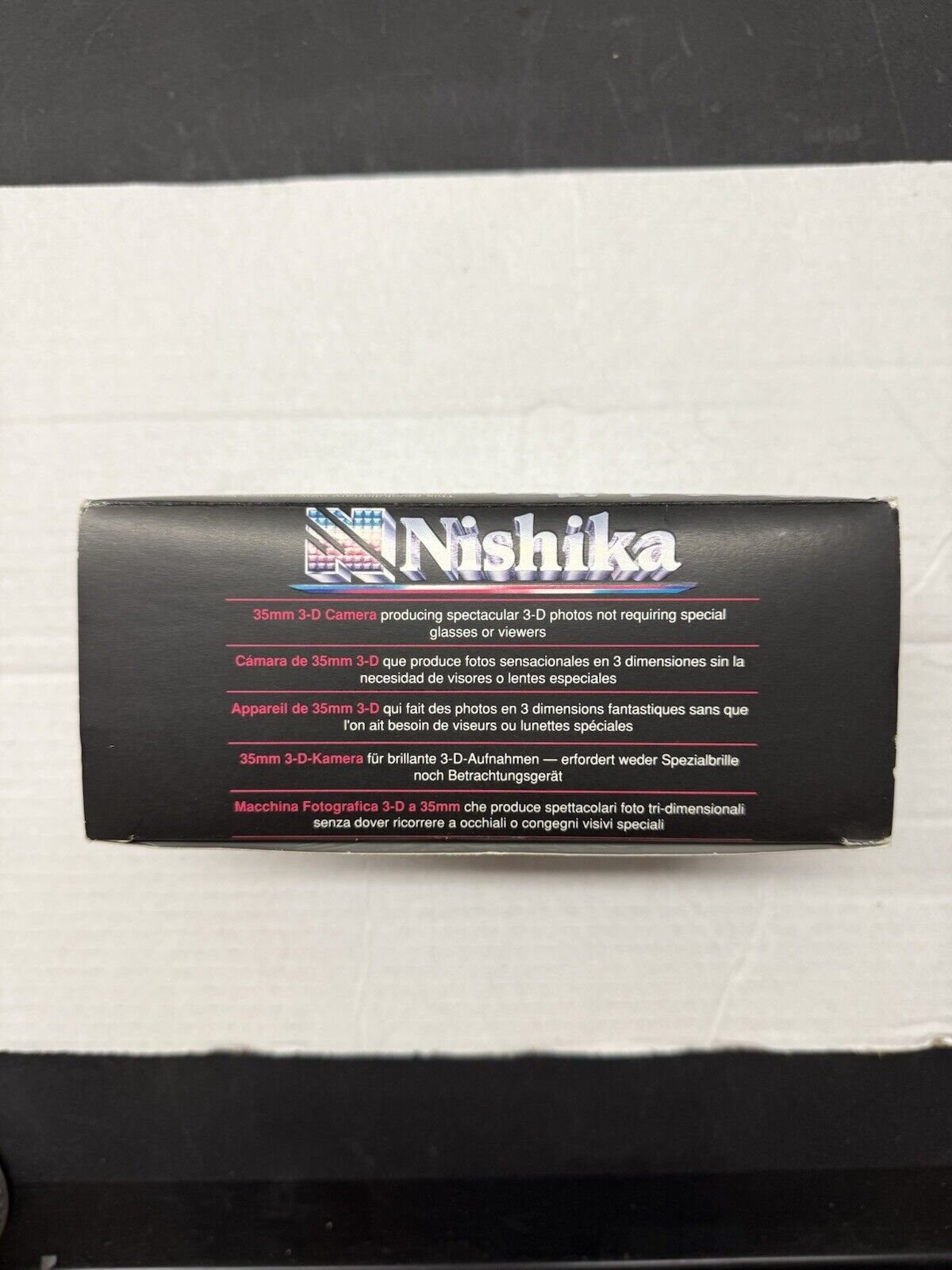 Nishika N9000 3D Quadra Lens System 35mm 3 D Camera Complete New Open Box