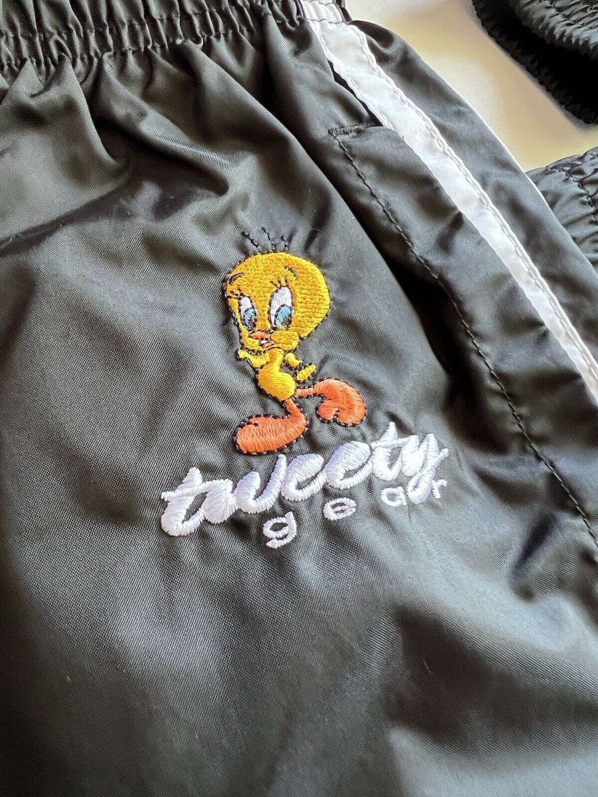 Looney Tunes Tweety Bird Gear WB 1999 Windbreaker Track Suit Size XS Womens