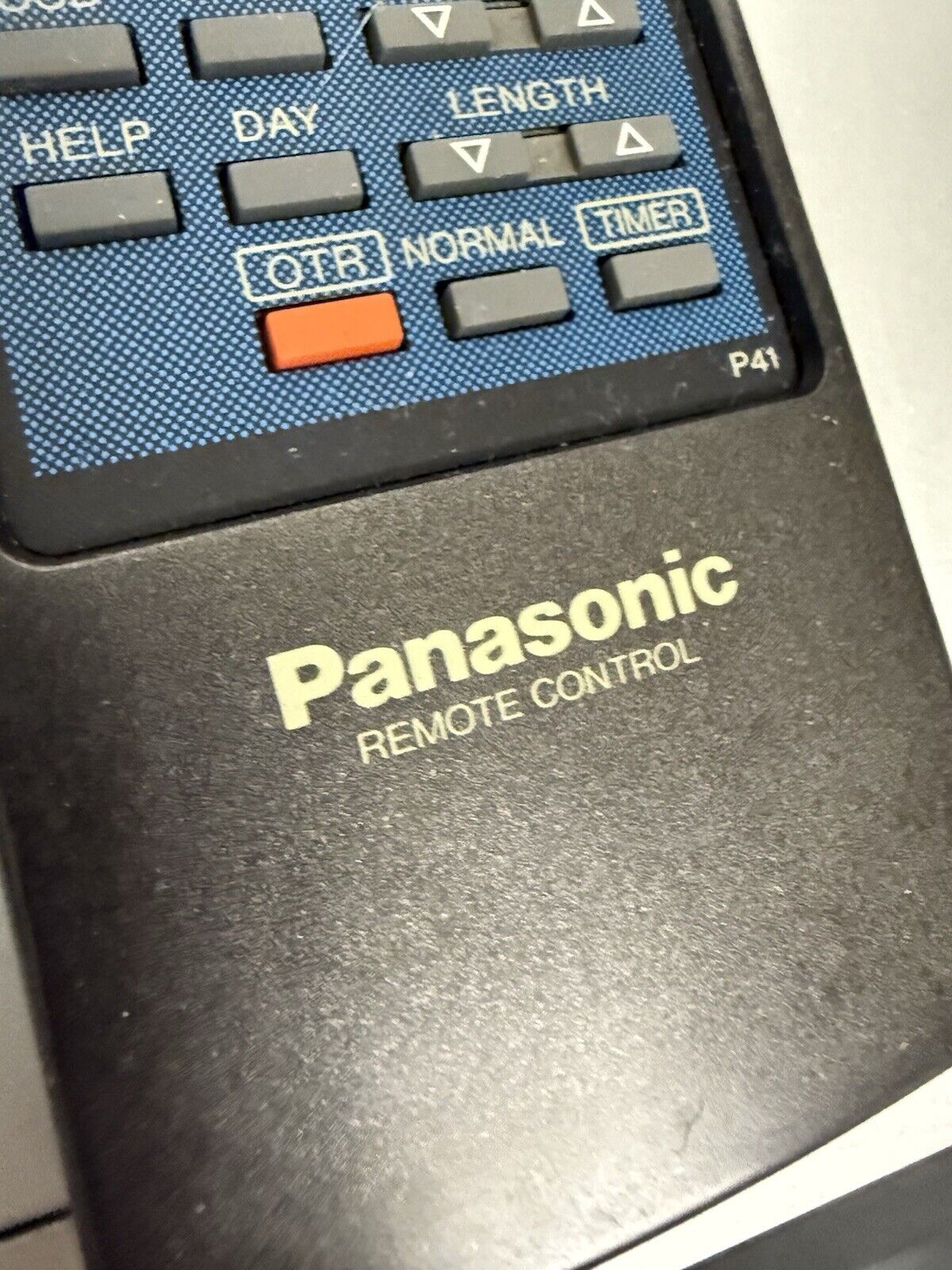 Original Panasonic VSQS0570 Remote Control Clean PV3720B PV4720 VHS Vintage Tape