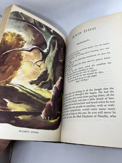 THE JUNGLE BOOK vol 1 by Rudyard Kipling * 1948 Doubleday - Hardback