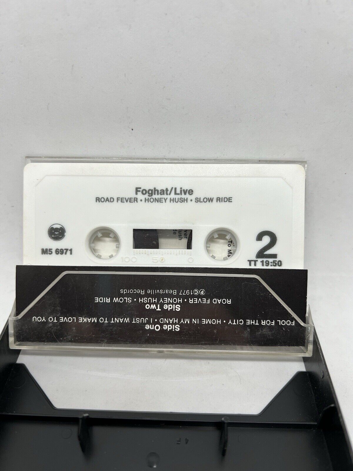 FOGHAT Foghat Live Cassette Tape 1977 Bearsville Records VGC 