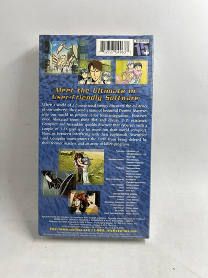 Compiler | Invaders From Cyberspace (1994) Anime VHS Tape | ADV Films 15+