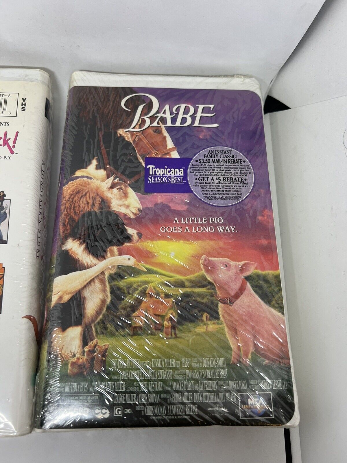 Babe And We’re Back (VHS Tape, Clamshell Case) New In Packaging