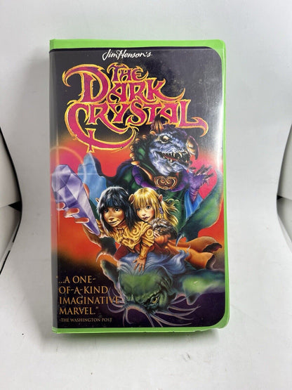 The Dark Crystal (VHS, 1994) Jim Henson Rare Vintage Adventure Clamshell Fantasy