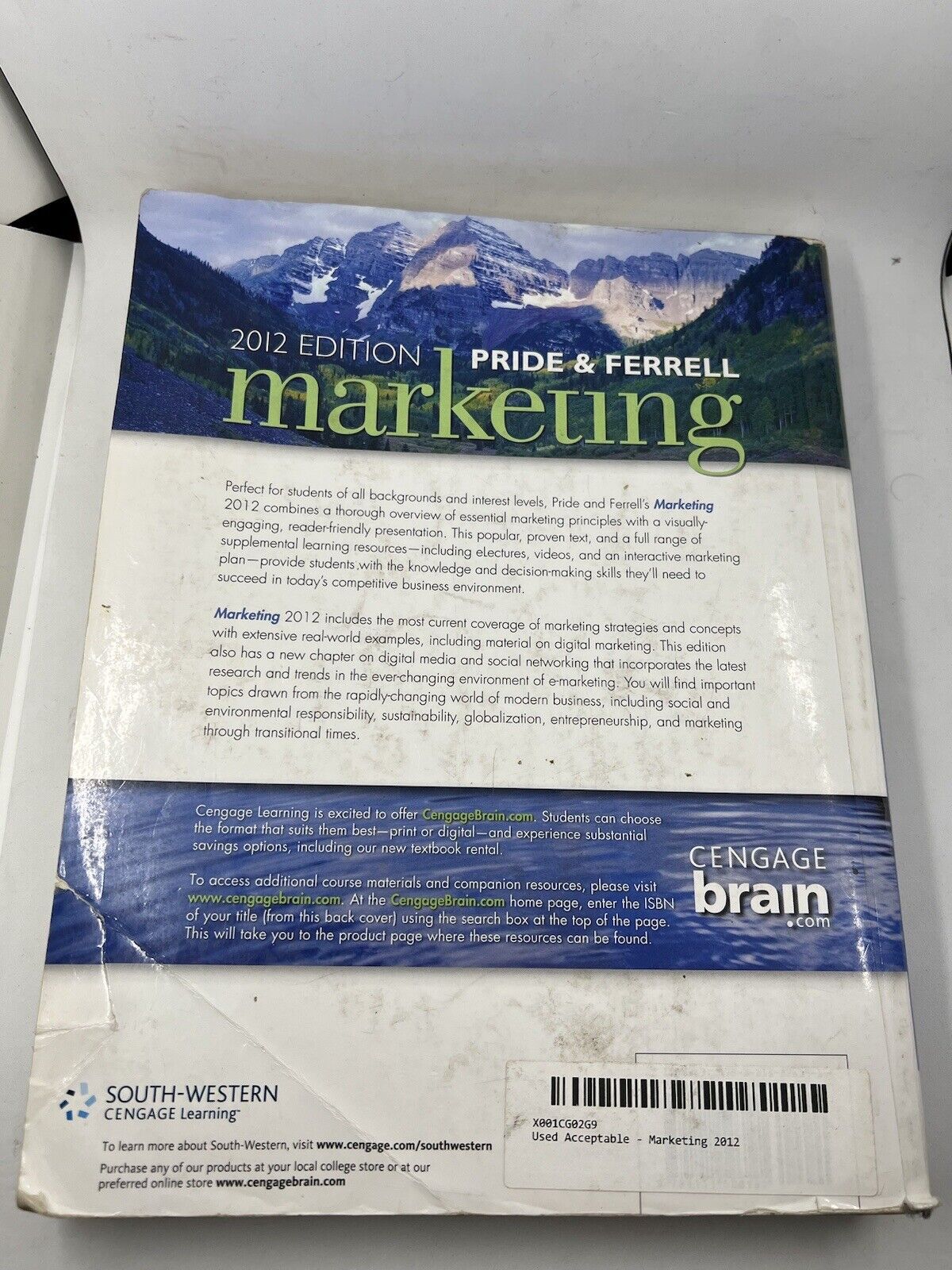 Marketing 2012 by Ferrell, O C Paperback / softback Book The Fast Free Shipping