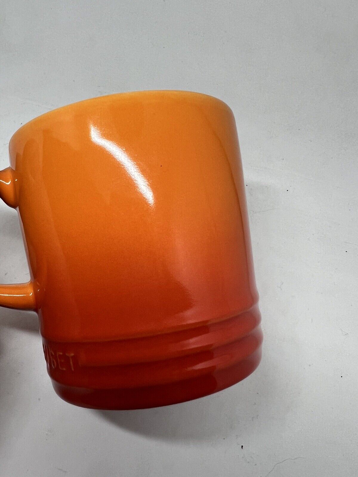 Le Creuset Stoneware 350 ML  Mug in Flame Orange Coffee Second Choix