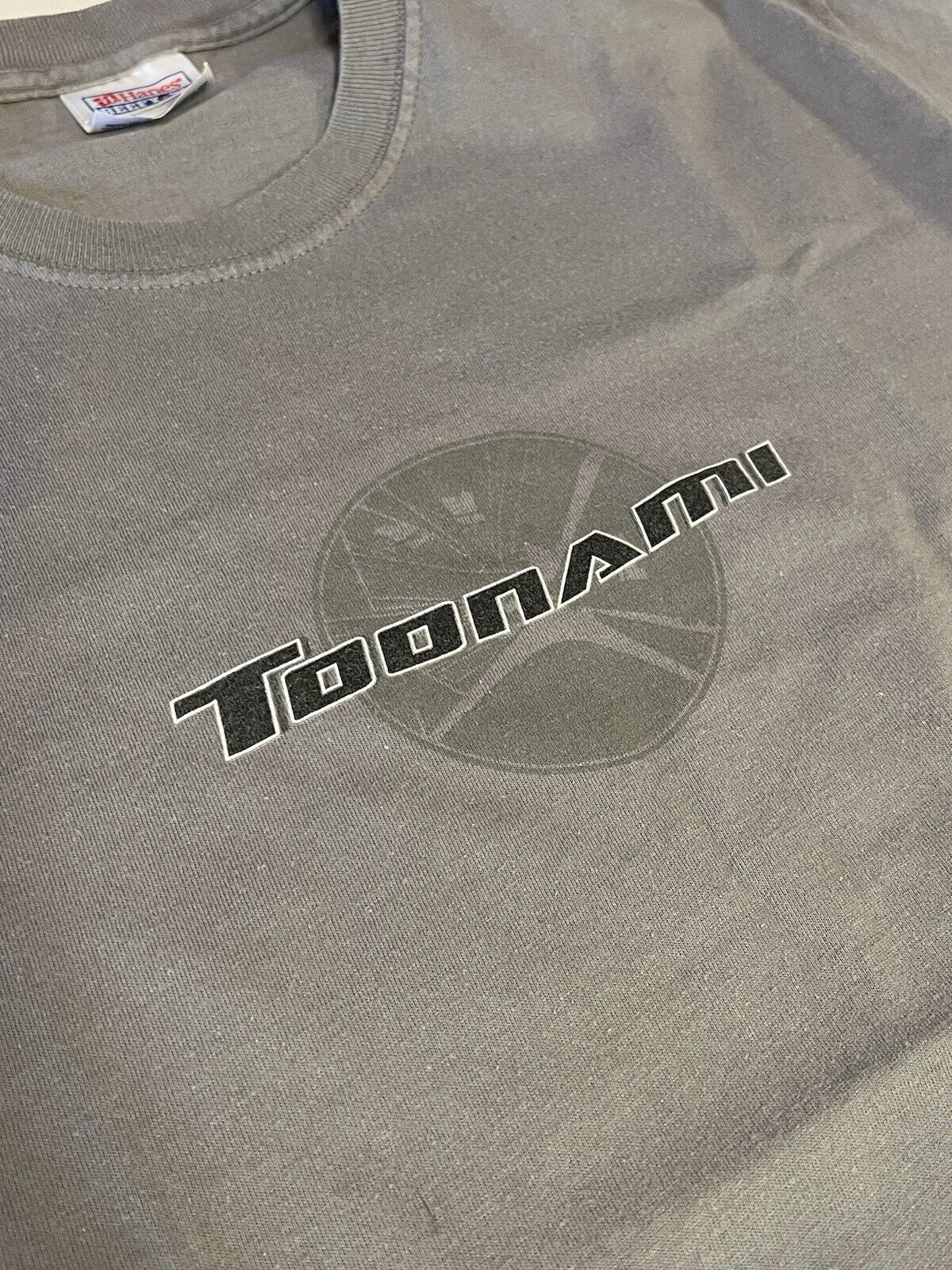 RARE Toonami Logo Gray Tshirt Shortsleeve Crewneck Cartoon Network Mens Medium