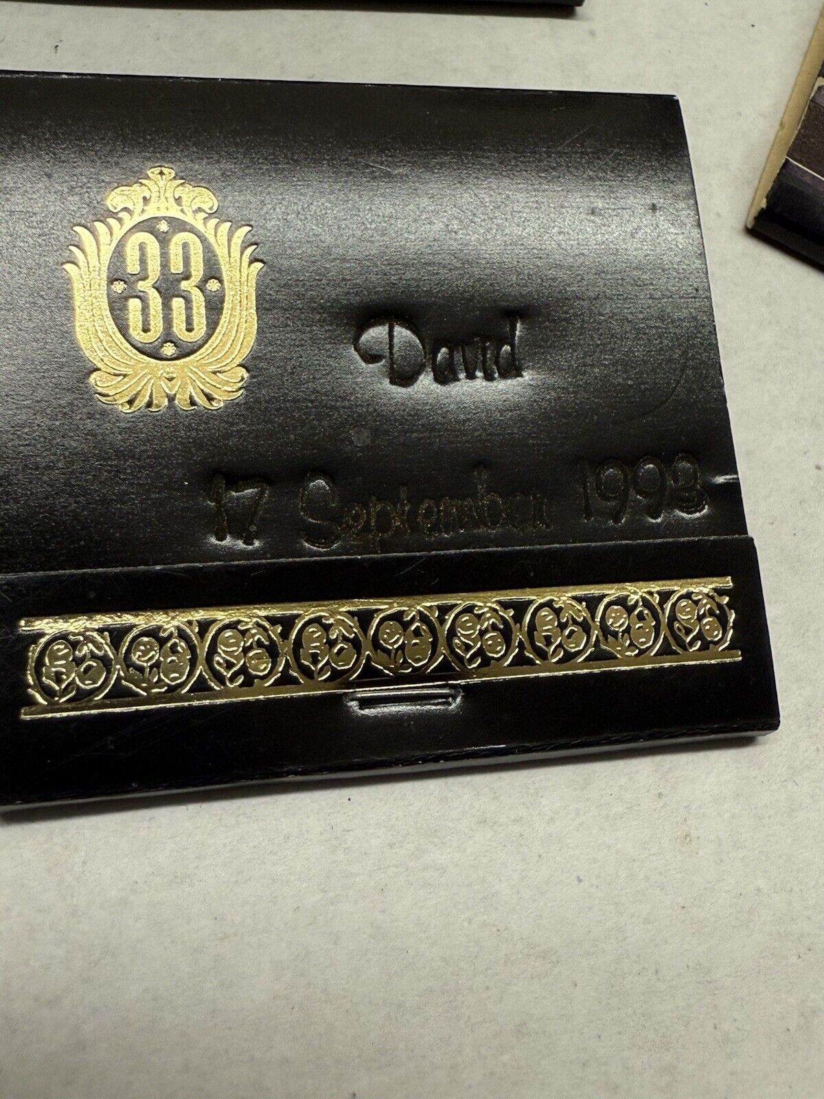 Vintage Disneyland Club 33 1992 Matches Set Of 8 1967 Silver Anniversary RARE