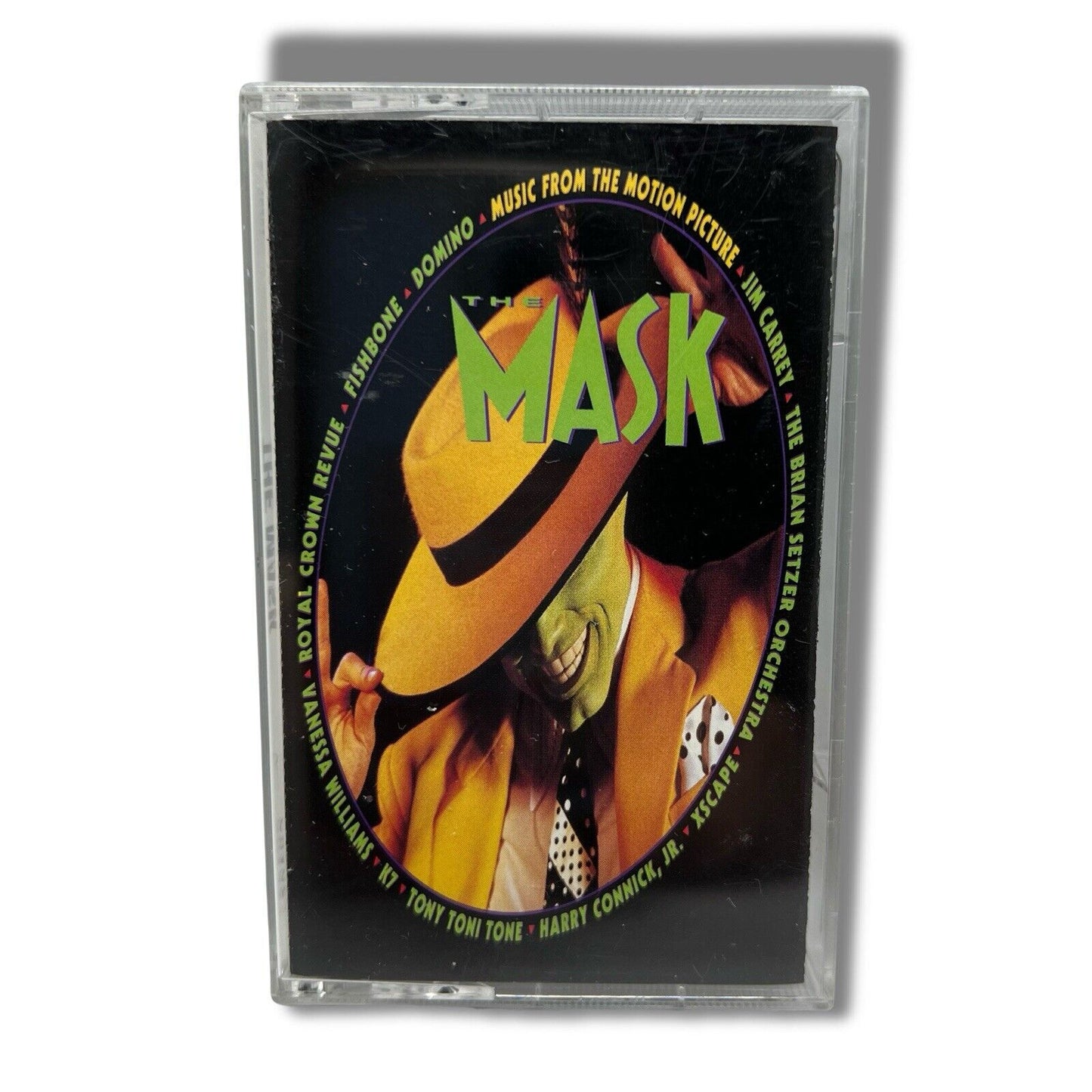 The Mask Motion Picture Soundtrack Chaos/Columbia 1994 Cassette Jim Carry