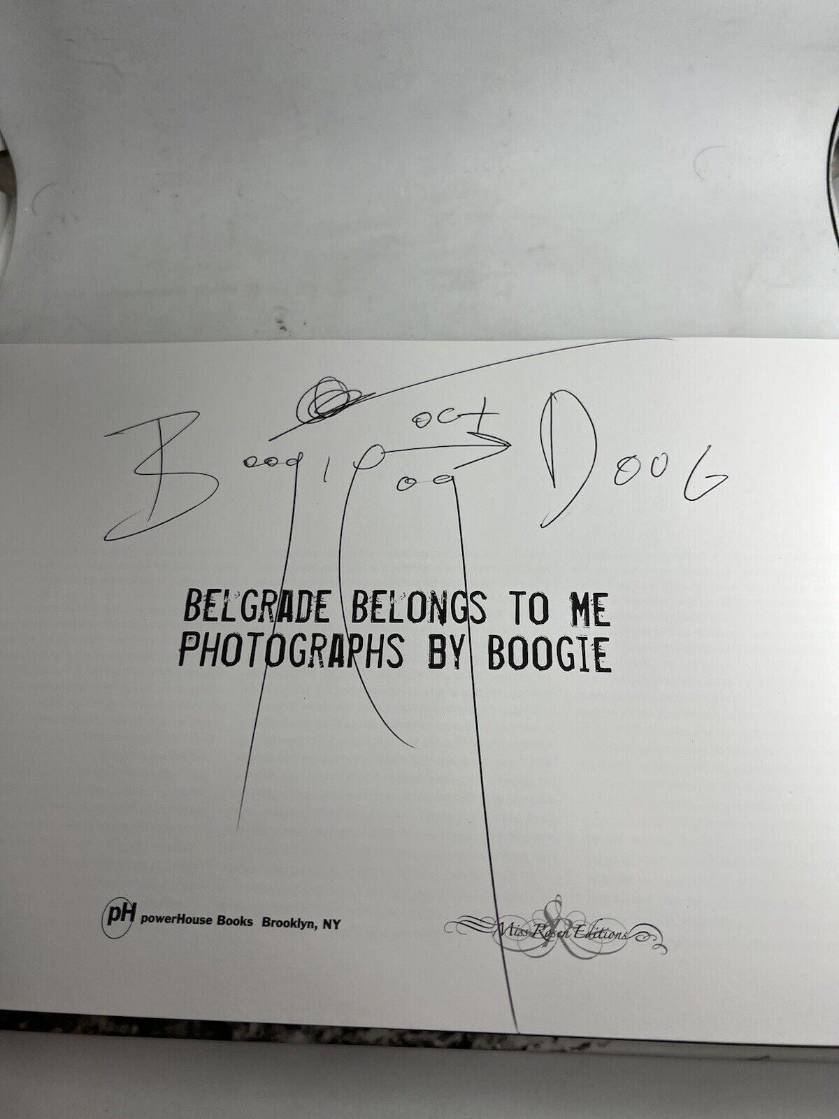 *SIGNED* BELGRADE BELONGS TO ME By Boogie Street Photography Hardcover Book Rare