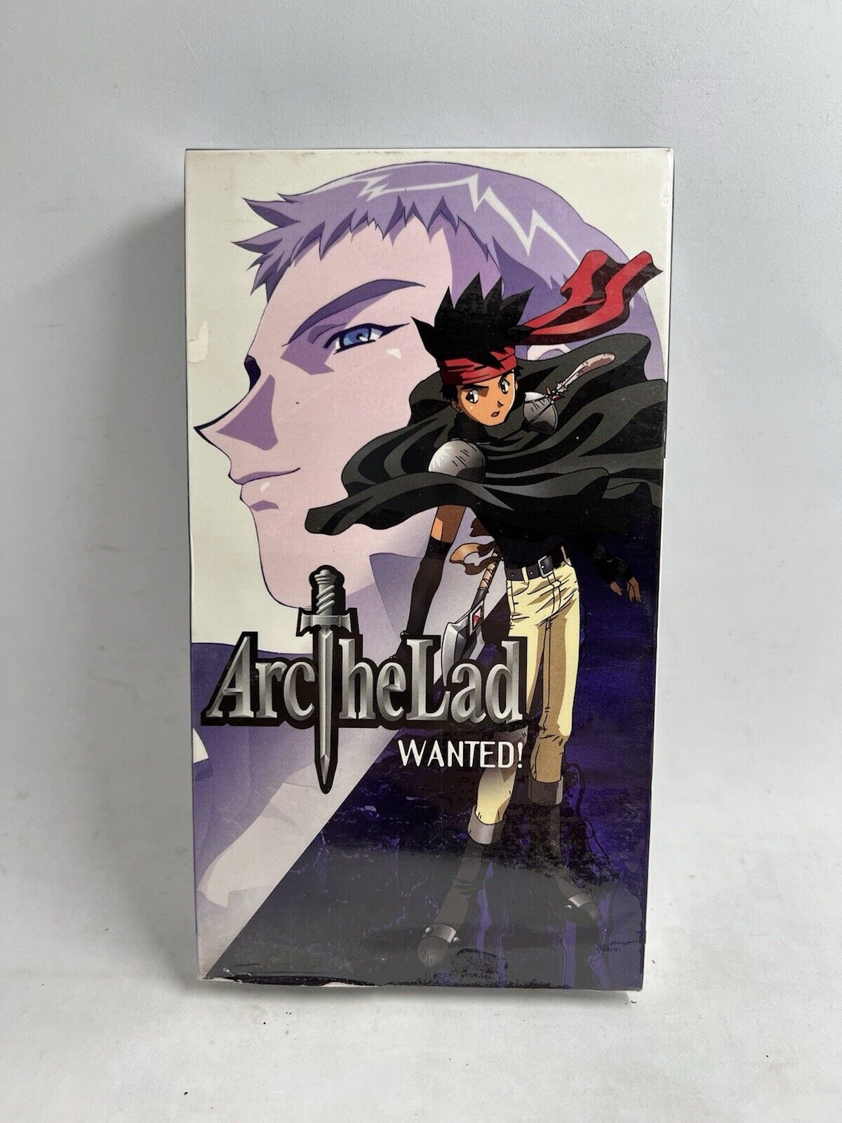 Arc the Lad Wanted! (VHS 1999) Video Tape NEW English Dubbed Sony Games ADV FILM