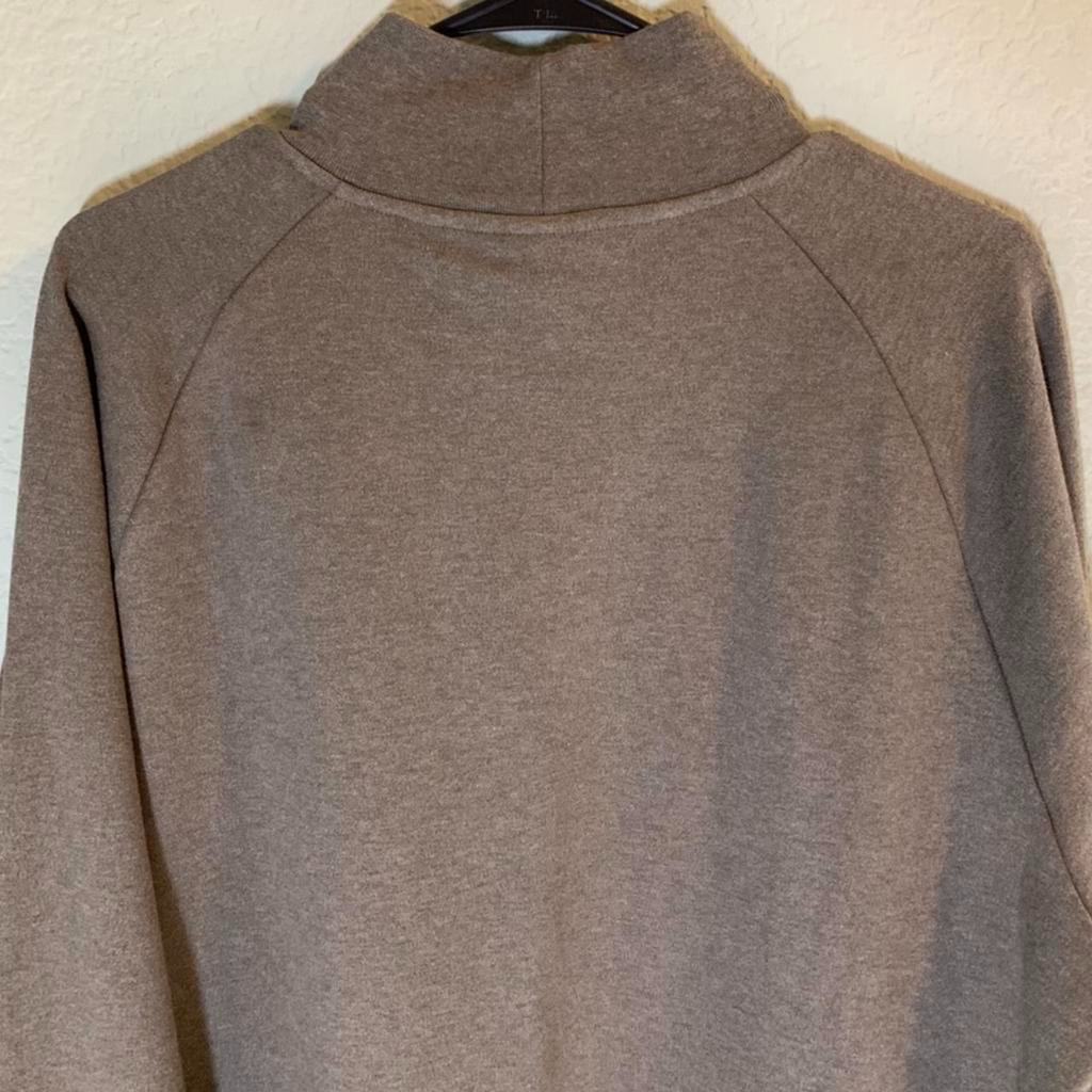 H&M Reflection Reverse Sweatshirt Longsleeve Embossed Nwt Turtleneck