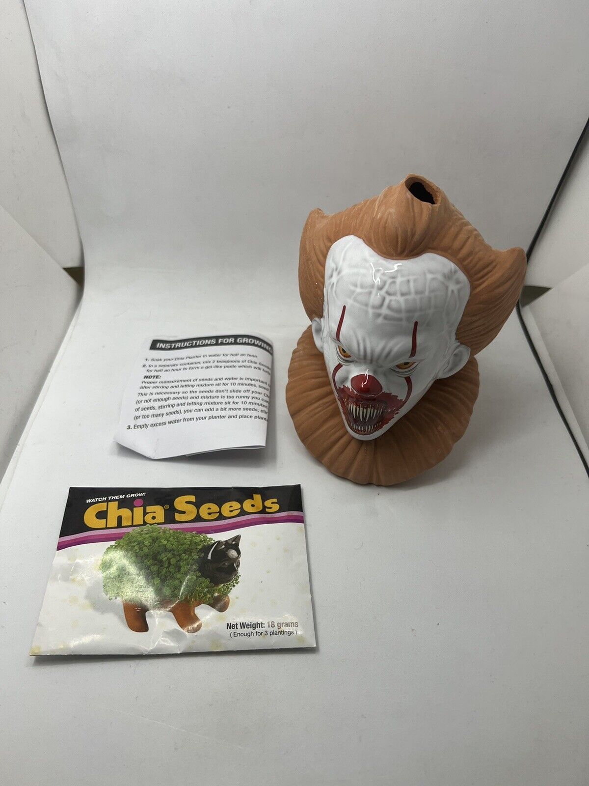 7/11 Exclusive. Pennywise The Clown Chia Pet. Stephen King’s IT