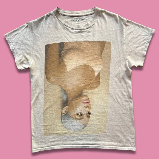 Ariana Grande Cream Womens Small Tour Sweetener Portrait Pic Official Merch