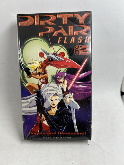 Dirty Pair Flash | Act 2. Anime. 1998 Movie. Subtitled VHS ADV Films. New Sealed