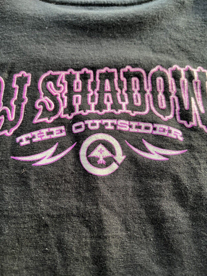 2008 DJ Shadow X LRG. The Outsiders. RARE. HTF. Mens Black Tshirt. Limited.