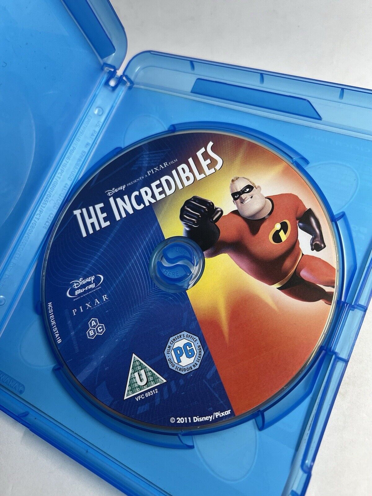 THE INCREDIBLES | 2004 | Disney PIXAR Blu-ray MOVIE 2001 Uk Release