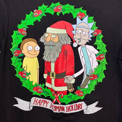 Rick And Morty Xmas Crewneck T-shirt