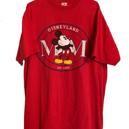 Vintage Mickey Mouse Disneyland Crewneck Shirt Disney Designs USA Mens XL