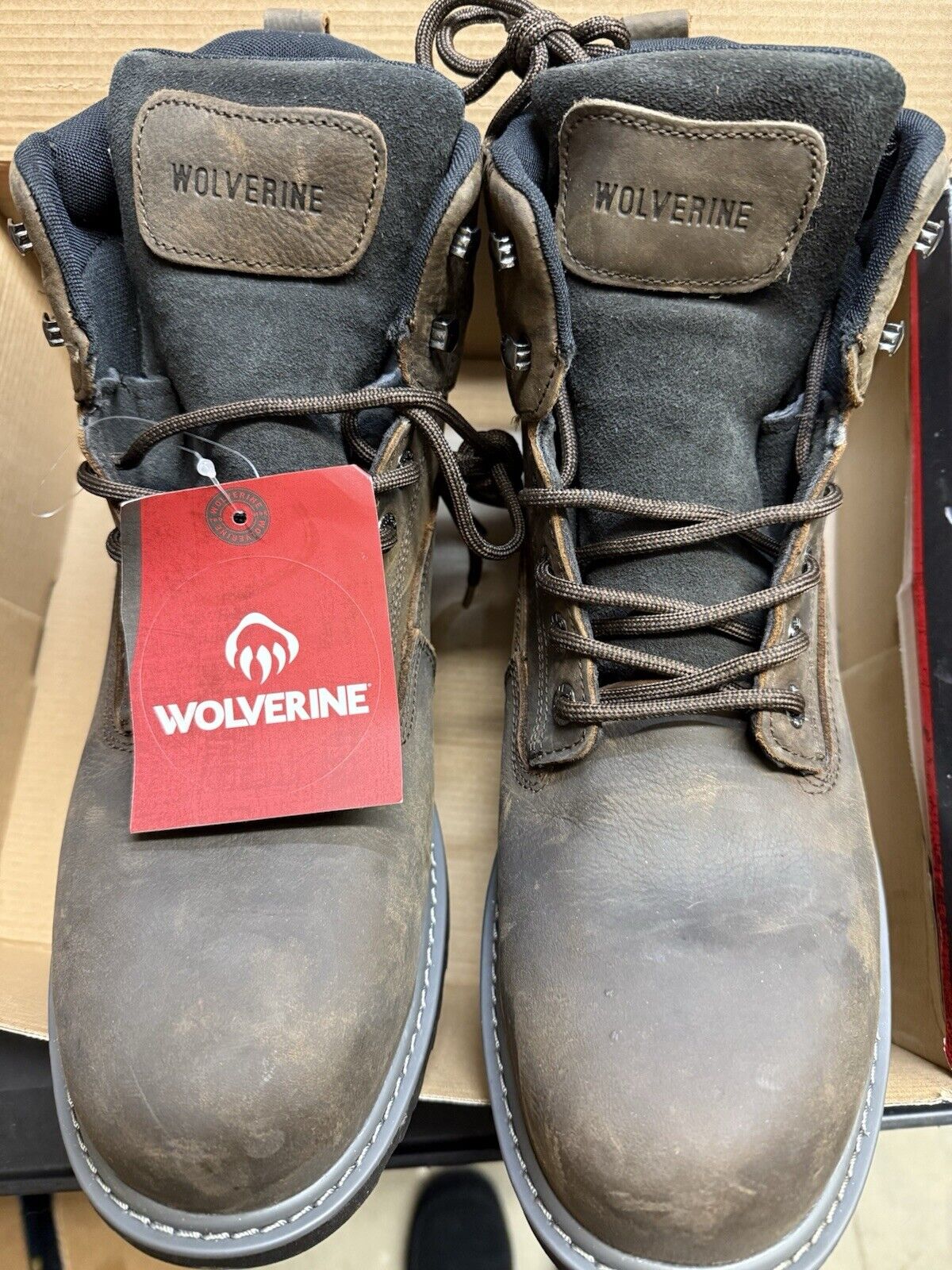 Wolverine Floorhand Waterproof Steel Toe 6" Work Boot Dark Brown (W10633) US 13