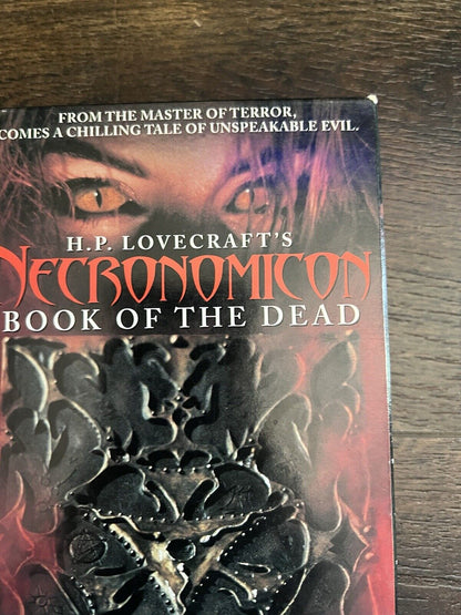 H.P. Lovecraft's Necronomicon: Book of the Dead Movie VHS Jeffrey Combs Tested