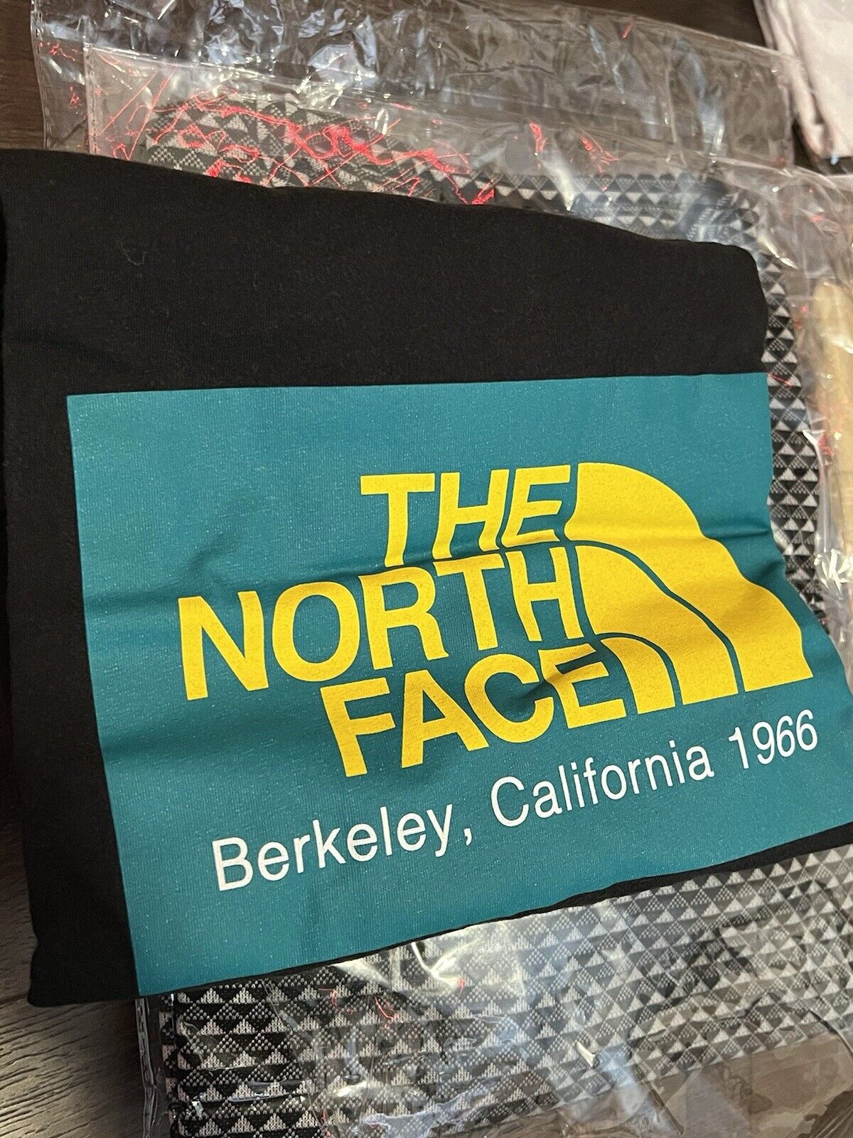 The North Face Berkeley California Tshirt Blue Logo Mens Large