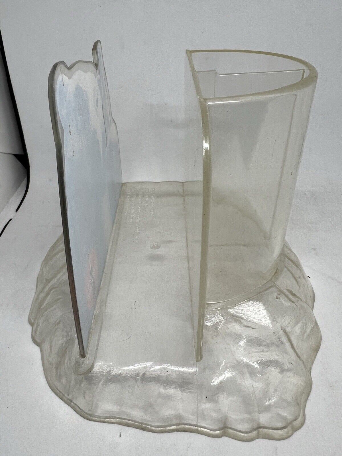 Vintage 1994 Coca-Cola Napkin / Straw Holder Dispenser Clear 90’s Retro- Coke