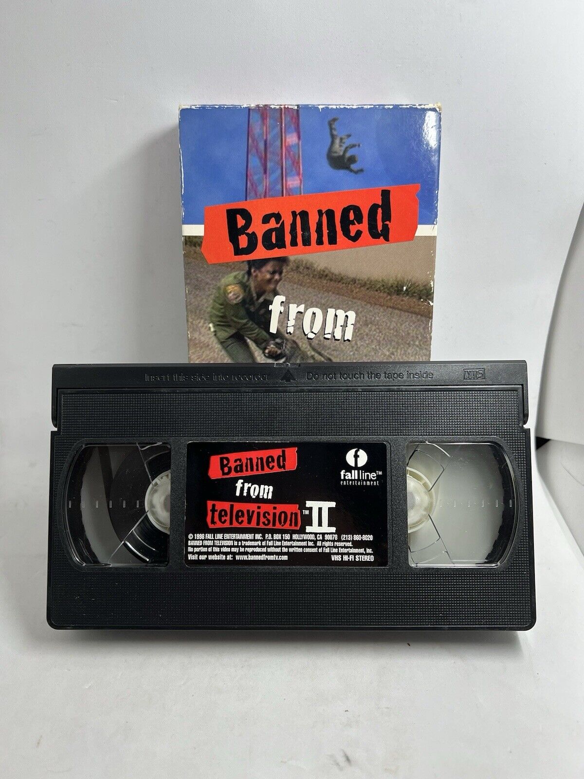 BANNED FROM TELEVISION 2 VHS Tape 1998 Caught on Camera Not Rated Tonya Harding