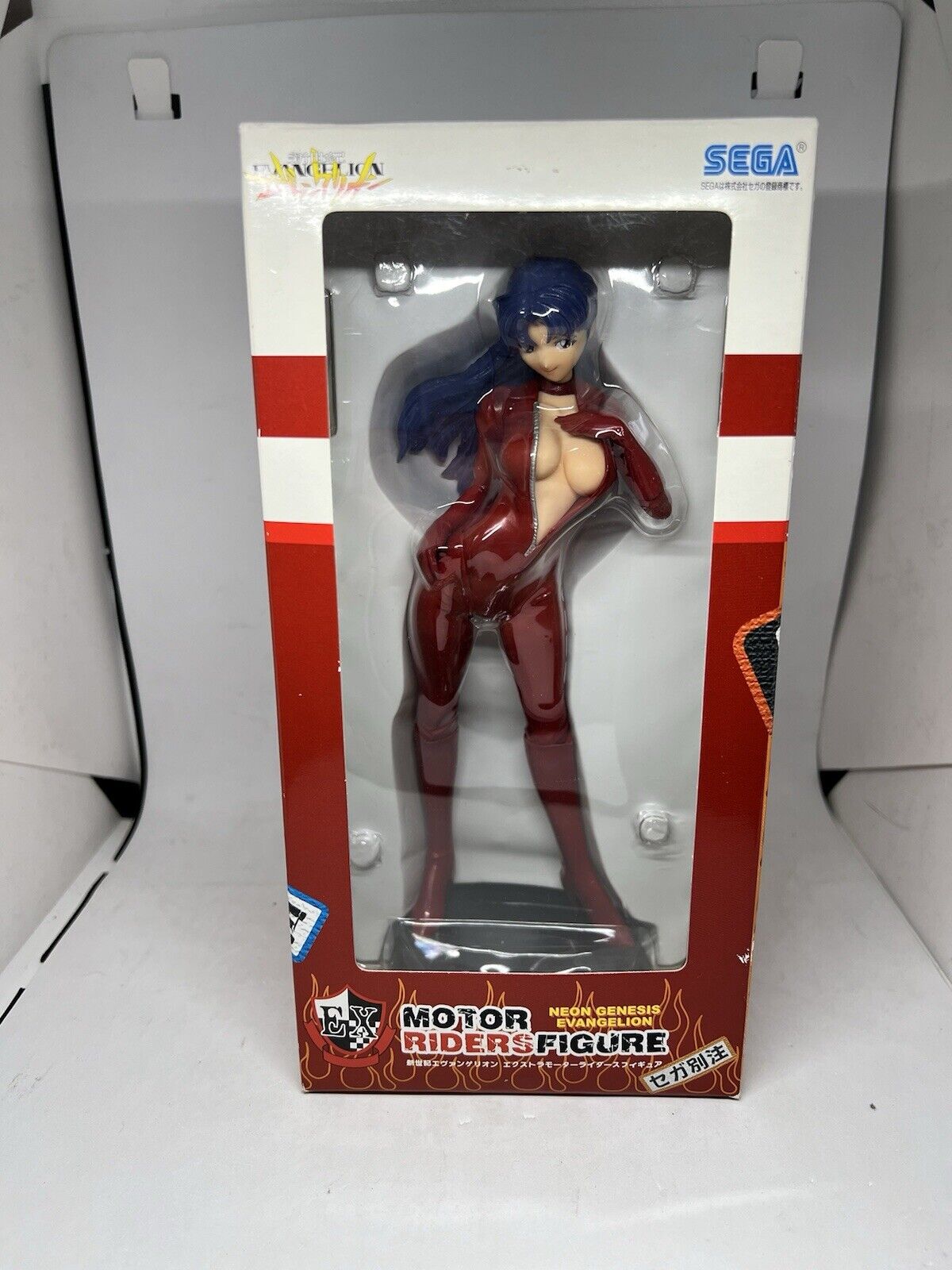 Evangelion RED Misato Katsuragi Figure Extra Motor Riders 22cm SEGA Evangelion