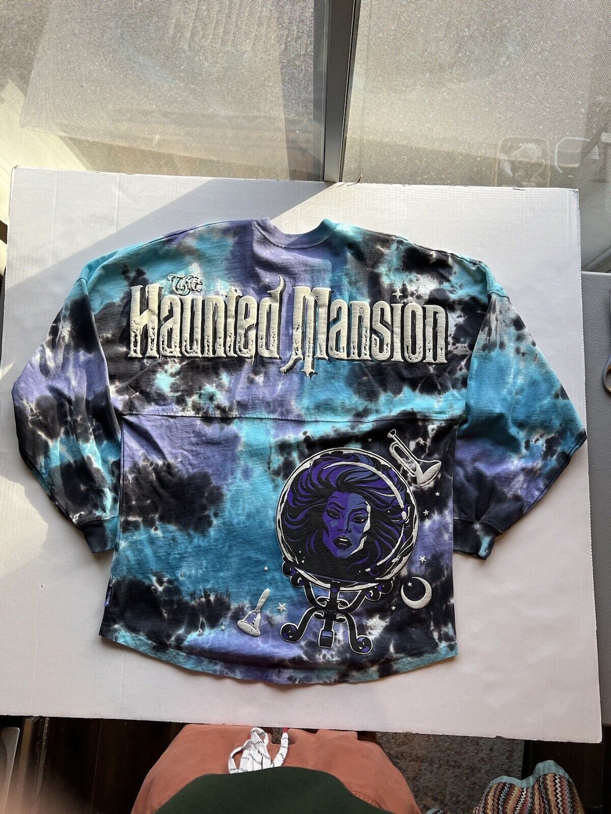 Disney Haunted Mansion Glow Night Tie-Dye Spirit Jersey Madame Leota Adult M