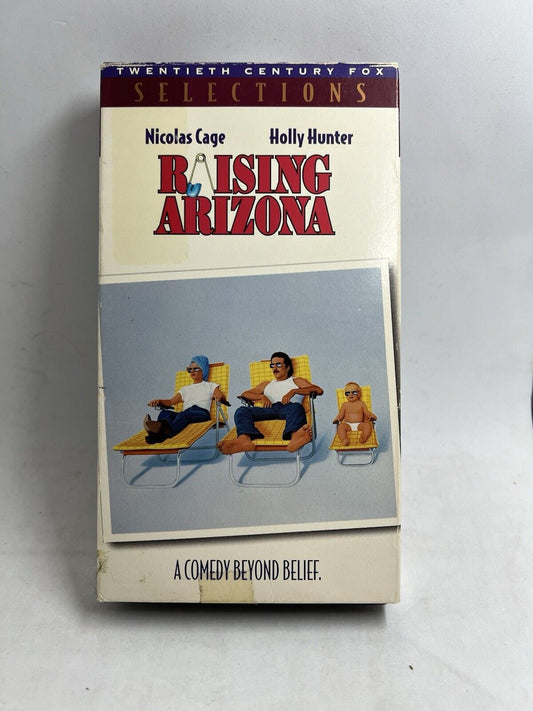 Raising Arizona (VHS 1996 Selections Series) Nicolas Cage Holly Hunter 90’s Film