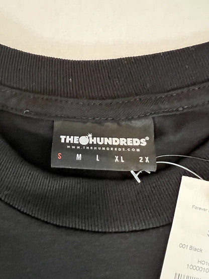 THE HUNDREDS FOREVER BAR LOGO T-SHIRT BLACK