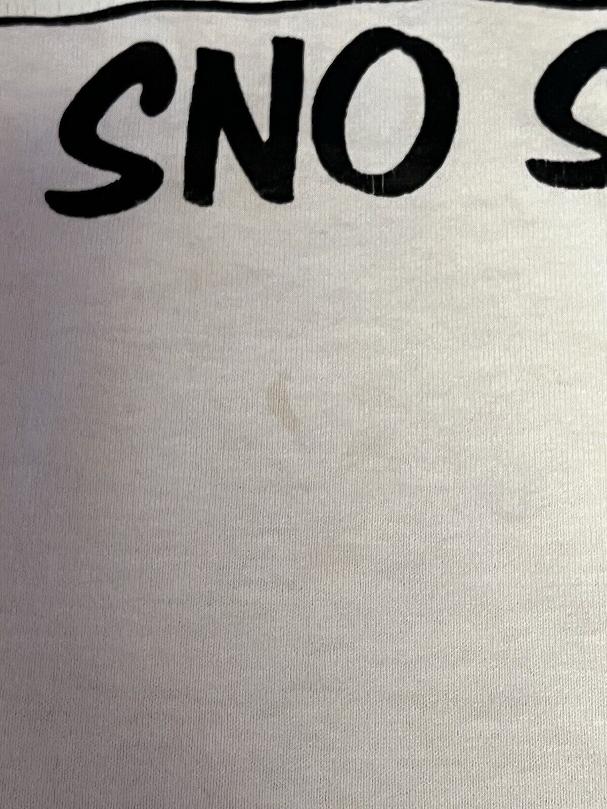 Vintage Sno Snake Park City Ski Snow Tshirt Single Stitch White Mountain Utah S