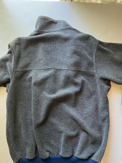 VINTAGE Patagonia  Jacket Womens XL Grey Fleece Sweater Full Zip USA