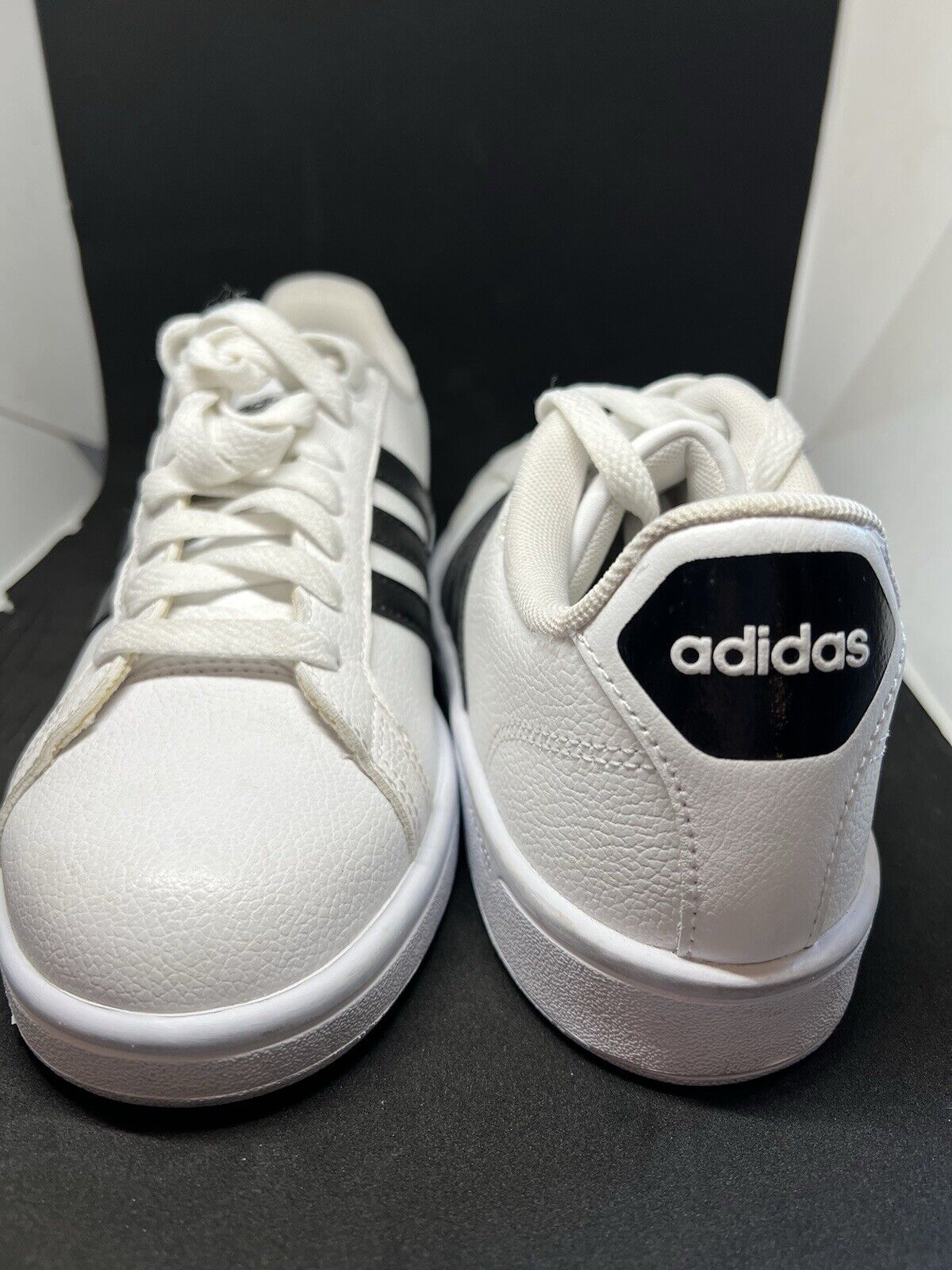 Adidas fashion cloudfoam advantage stripe sneaker