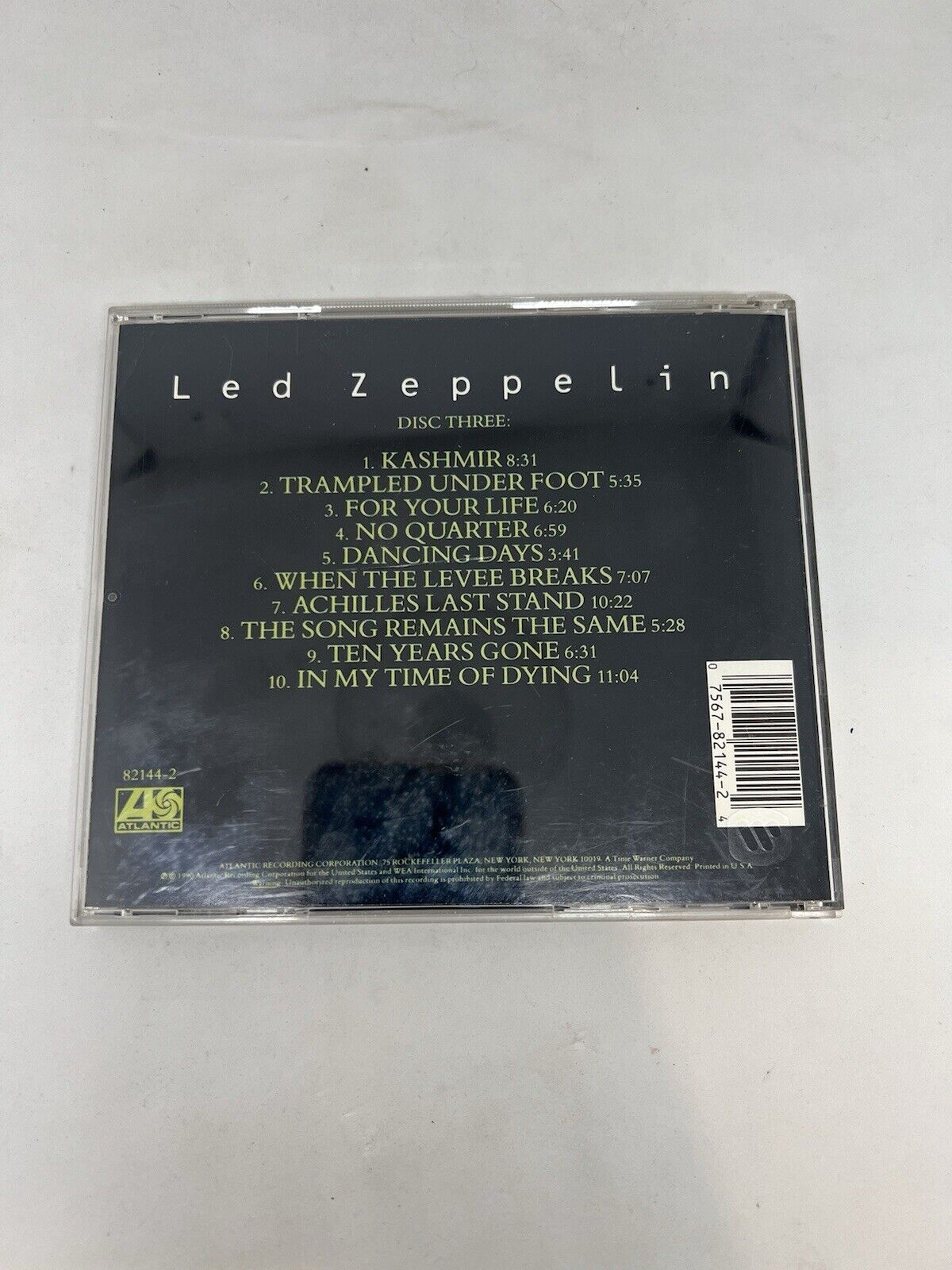 Led Zeppelin III by Led Zeppelin CD * DISC 3 ONLY * Atlantic 82144-2