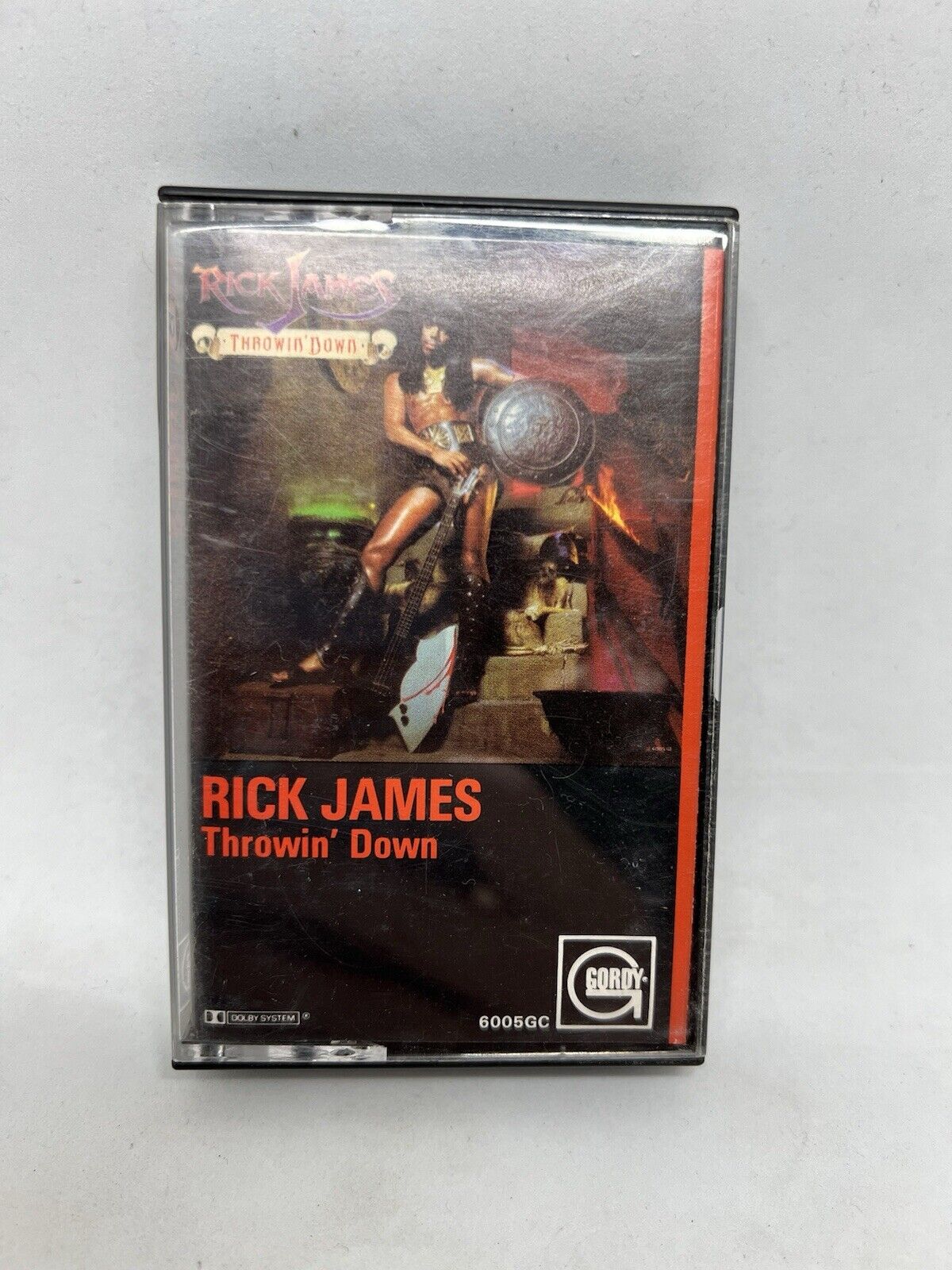 Rick James – Throwin' Down Cassette Tape, 1982 - Gordy 6005GC