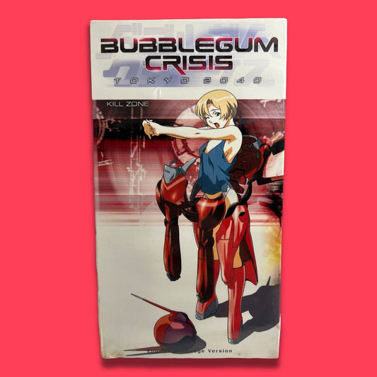 Bubblegum Crisis: Tokyo 2040 | Vol 9: Kill Zone (VHS, 2000, Dubbed) ADV Film 15+