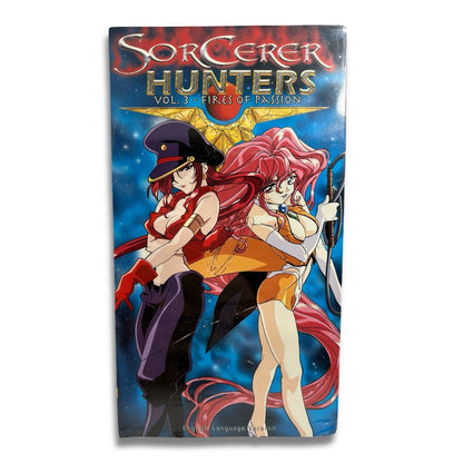 Sorcerer Hunters: Vol 3 Fires of Passion Anime ADV Films VHS Video English Adult