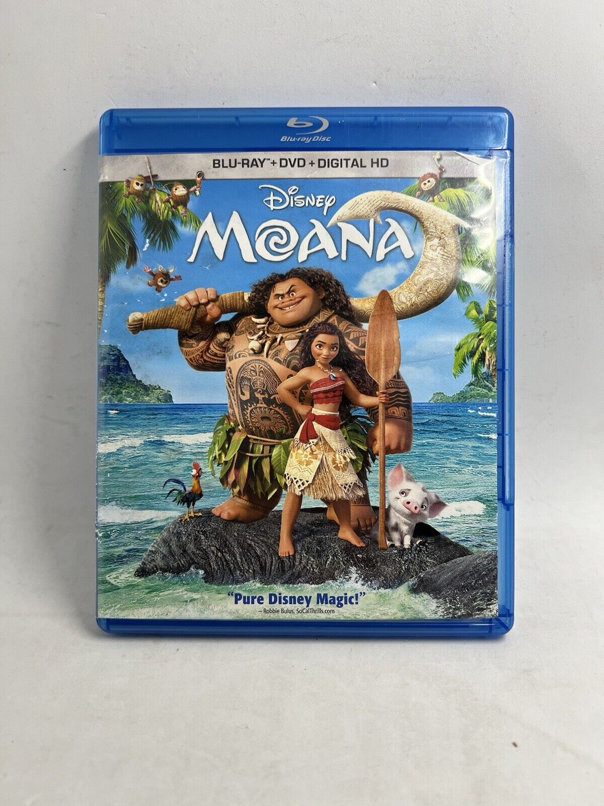 Moana |2016| Disney. Blu-Ray + DVD Combo Set - No Digital